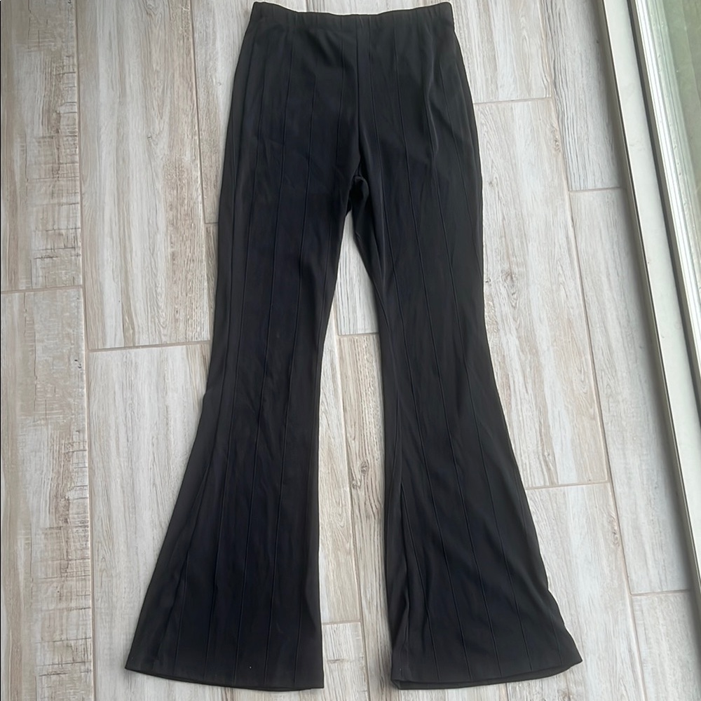 SHEIN Black Flare Pants